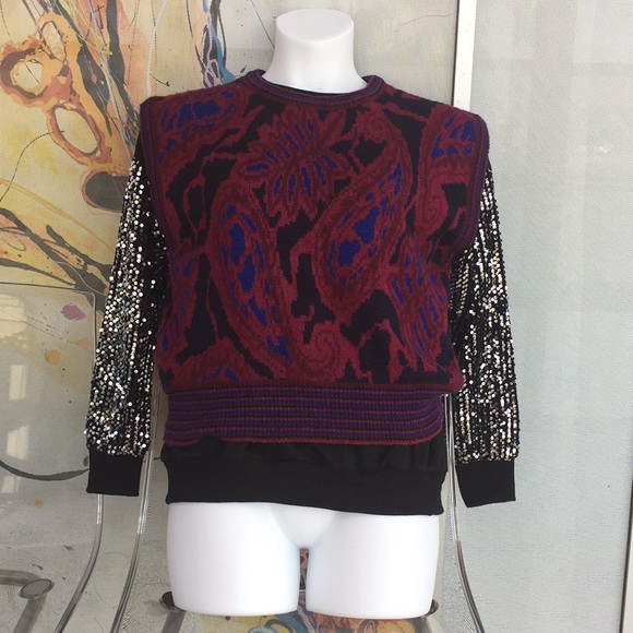 Sequin Long Sleeve Top - Picture 7 of 8